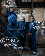 DISC BAGGY JOGGERS NAVY [630GSM]