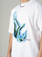 Falling Boxy T White
