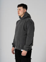 Hand Print Hoodie Black